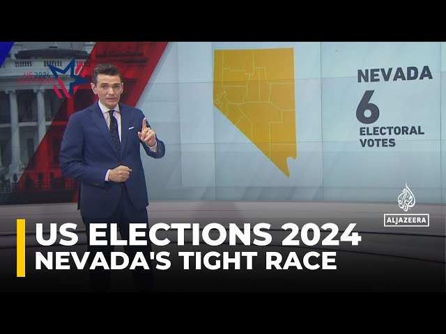 ⁣Nevada's tight race between Trump and Harris could decide election | Explainer