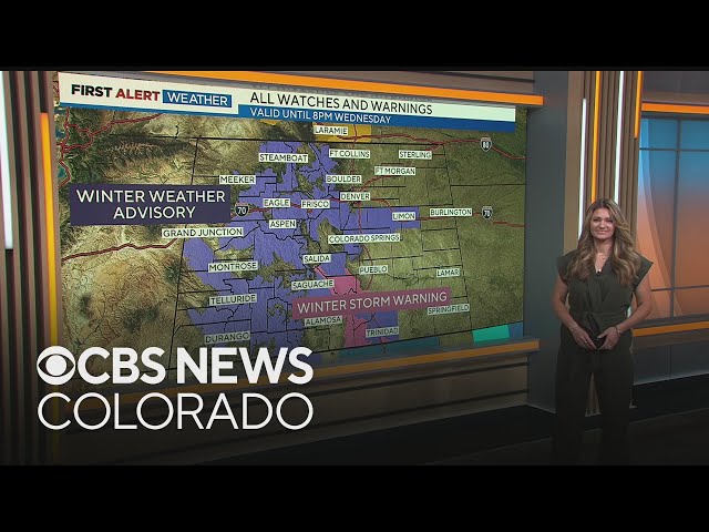 ⁣Mild and dry for Denver before another storm brings Winter weather to Colorado