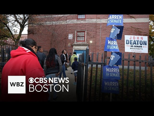 ⁣Boston voters eager to cast ballots on Election Day