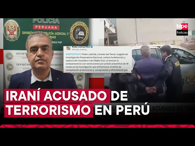 ⁣Deportan a Perú a ciudadano iraní detenido en Colombia que planeaba un atentado