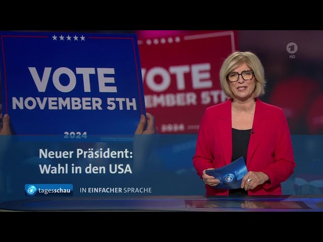 ⁣tagesschau in Einfacher Sprache 19:00 Uhr, 05.11.2024