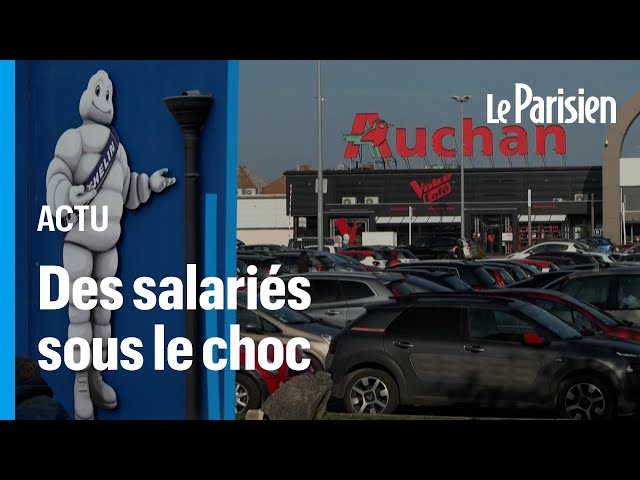 ⁣Auchan et Michelin annoncent simultanément la suppression de milliers de postes