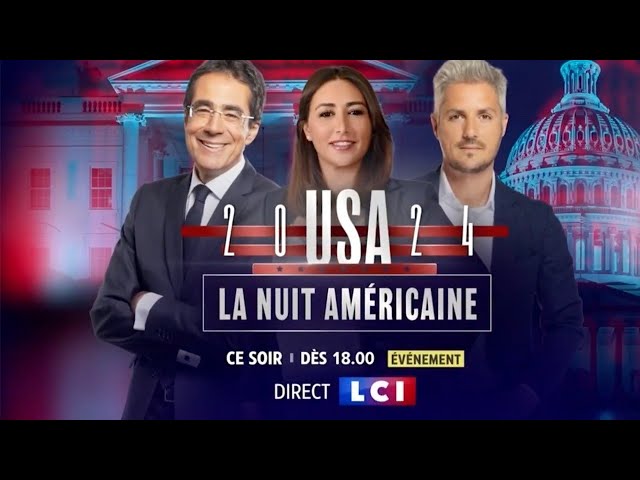 ⁣USA 2024 - La nuit américaine sur LCI