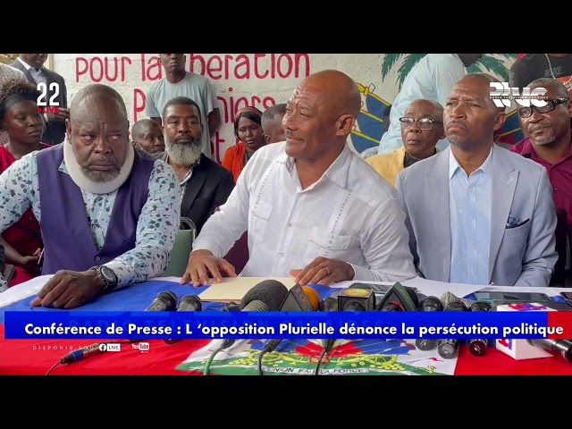 ⁣Conférence de Presse:  L ‘Opposition Plurielle dénonce la persécution politique contre les membres d