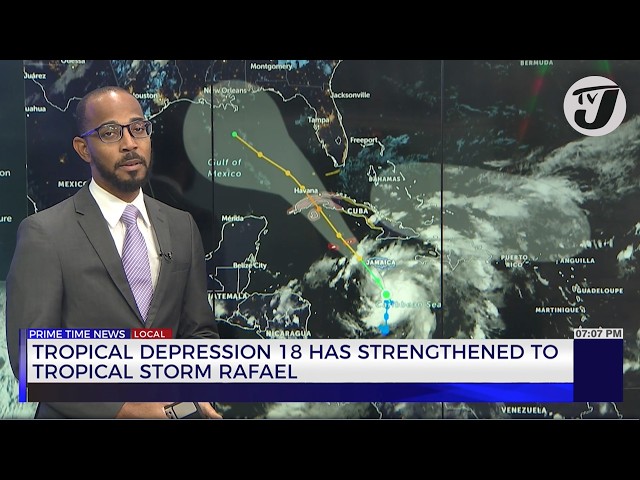 ⁣Tropical Depression 18 has Strengthened to Tropical Storm Rafael | TVJ News