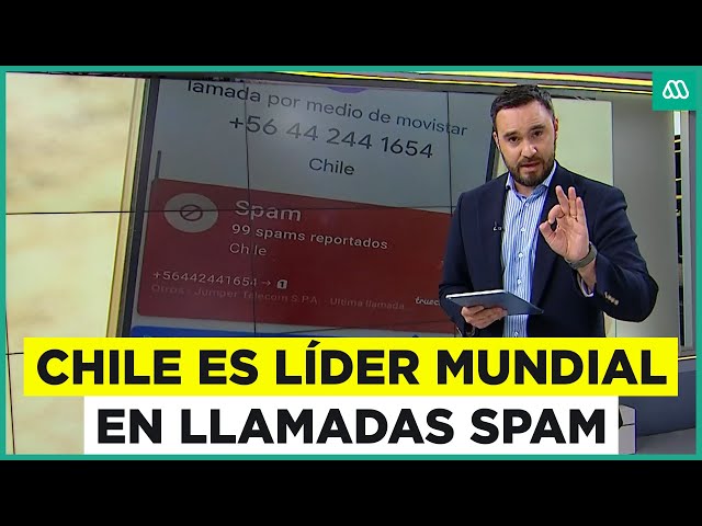 ⁣Chile es uno de los líderes mundiales en llamadas spam