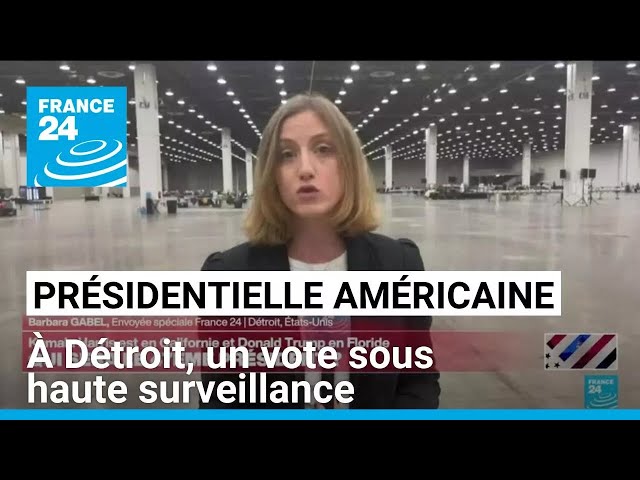 ⁣Présidentielle américaine : à Détroit, un vote sous haute surveillance • FRANCE 24