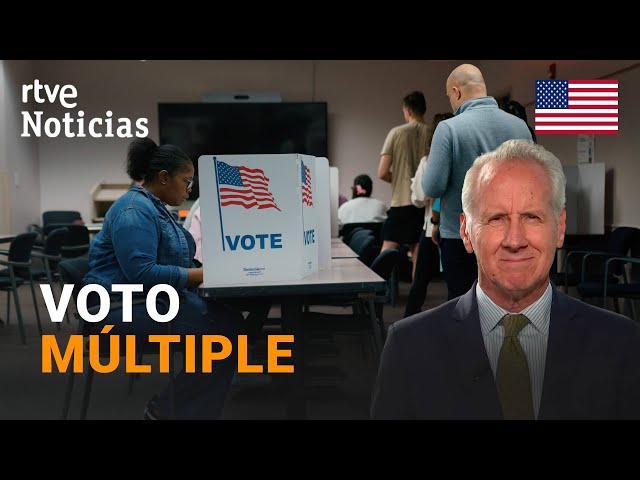 ⁣EE.UU.: 180 MILLONES de ESTADOUNIDENSES se han registrado para VOTAR a HARRIS o TRUMP | RTVE