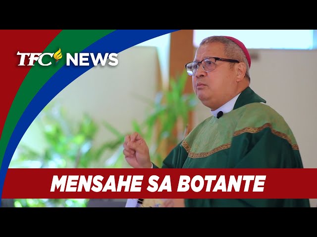 ⁣Auxiliary Bishop Rev. Efren Esmilla hinimok ang komunidad na magdasal at bumoto ngayong halalan