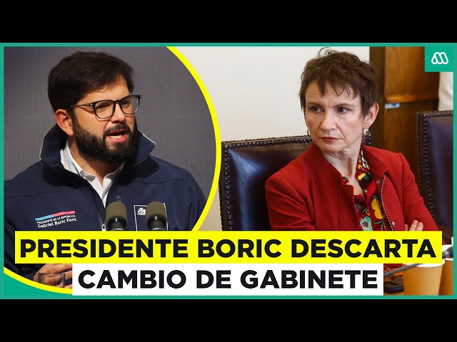 ⁣¿No habrá cambio de gabinete? Presidente Boric descarta la medida