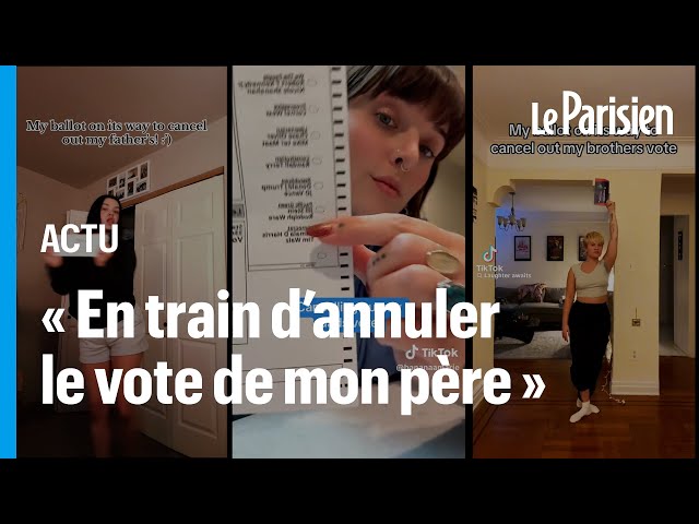 ⁣Présidentielle américaine : ces jeunes qui « annulent » le vote de leurs parents