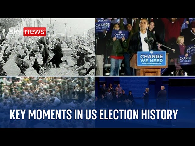 ⁣Key moments from previous US elections