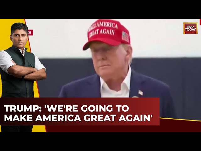 ⁣US Elections 2024 | Donald Trump: 'We're Going to Make America Great Again' | US Poll