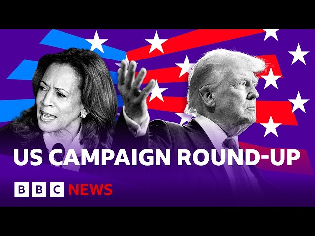 ⁣How Kamala Harris and Donald Trump's US election campaigns unfolded | BBC News