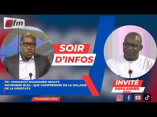 ⁣SOIR D'INFO - Wolof - Pr: Mamadou Mouhamed NDIAYE - Invité : Papa Ahmed FALL - 05 Novembre 2024