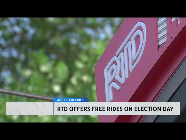 ⁣RTD offers zero fare on Election Day to encourage more Colorado voters to return ballots