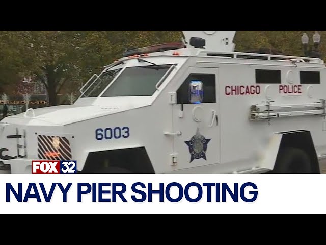 ⁣Navy Pier shooting: Shooter on the run, 2 critically injured