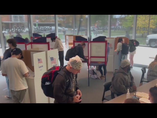 ⁣Many out-of-state college students choosing to vote in Michigan