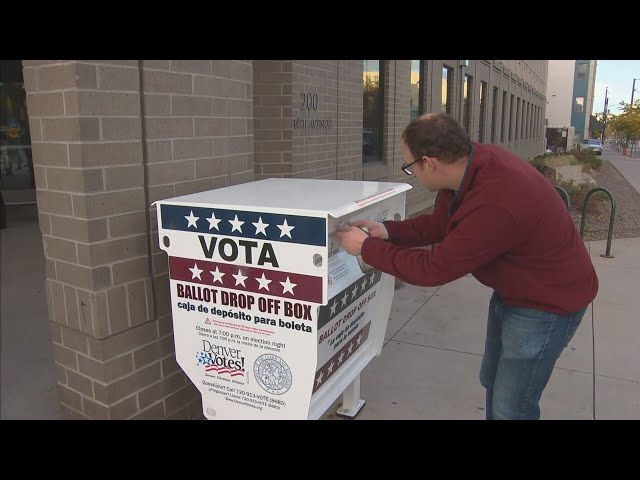 ⁣Colorado voters have until 7 p.m. Election Day to drop off ballots or cast votes in person