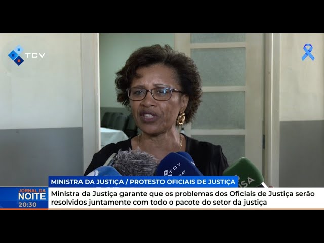 ⁣Ministra da Justiça garante que os problemas dos Oficiais de Justiça serão resolvidos