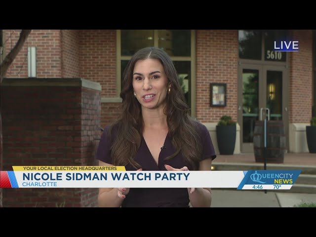 ⁣Live Coverage: Nicole Sidman for NC House District 105