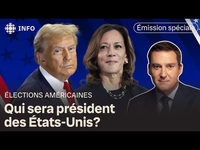 ⁣Kamala Harris ou Donald Trump à la présidence américaine? Regardez la soirée électorale en direct