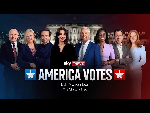 ⁣Watch live: US Election Night on Sky News