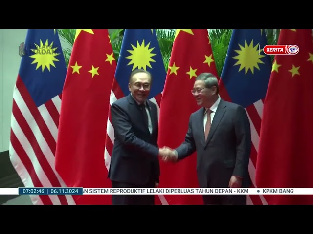 ⁣6 NOV 2024 – BERITA PAGI – KERJASAMA MALAYSIA-CHINA ; MAMPU RANCAKKAN EKONOMI ASEAN