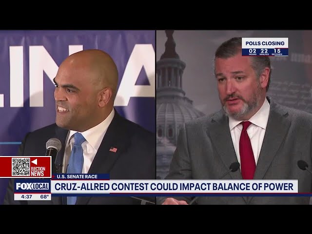 ⁣U.S. Senate race between Cruz, Allred could be close