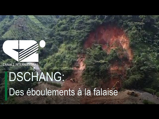 ⁣DSCHANG: Des éboulements à la falaise