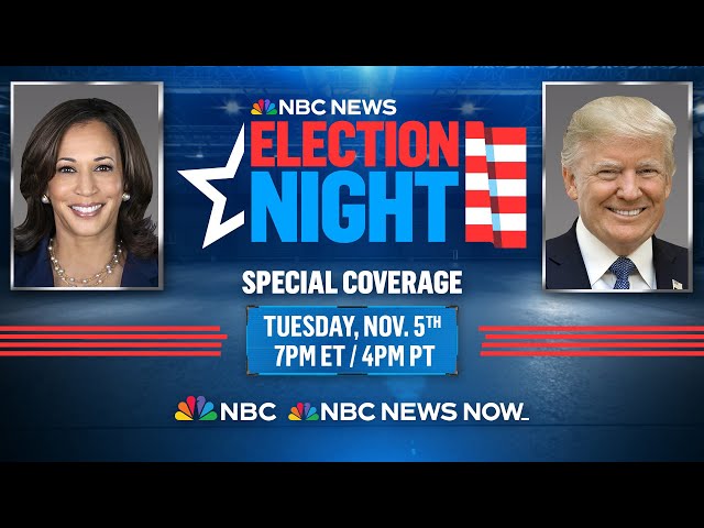 ⁣WATCH LIVE: 2024 Election night coverage - race results, analysis, updates | NBC News NOW