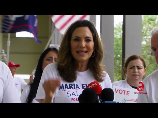 ⁣Congresistas María Elvira y Carlos Giménez llaman al voto Republicano el día de Elecciones en Miami