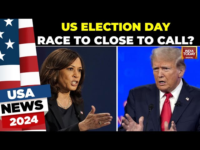 ⁣US Election Day LIVE Updates: Trump vs Harris | Election Results Too Close To Call? | US News