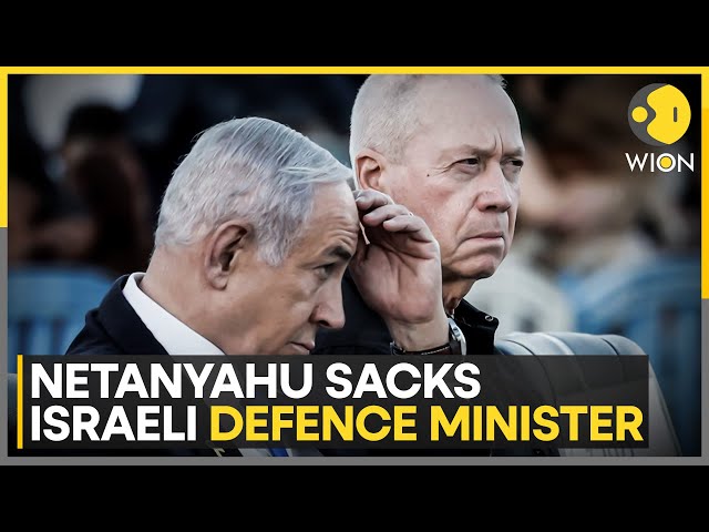 ⁣Netanyahu Dismisses Defence Minister Yoav Gallant, Replaces Him With Foreign Minister Katz | WION