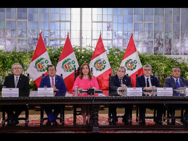 ⁣Dina Boluarte revela los acuerdos llegados en el Consejo de Estado sobre seguridad ciudadana