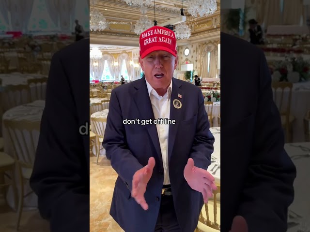 ⁣Donald Trump predicts 'a big victory tonight' while addressing Republicans via TikTok