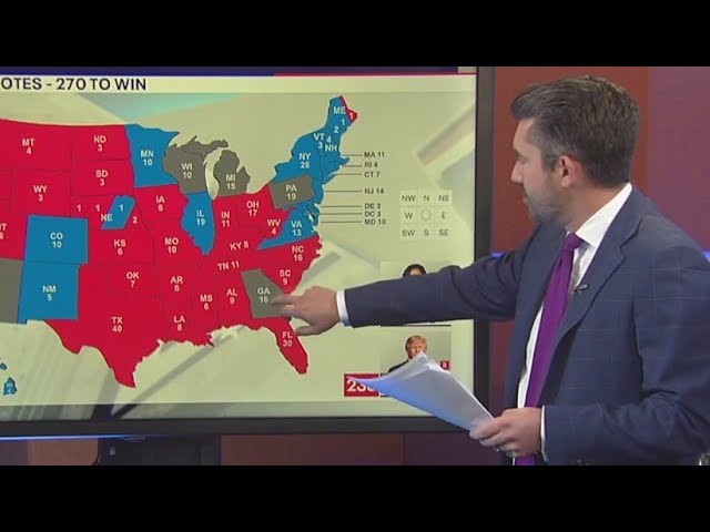 ⁣The battleground states that will decide the 2024 presidential election