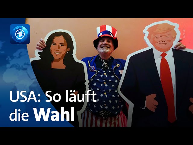 ⁣USA: So läuft die Wahl zwischen Trump und Harris | ARD-Wahlexperte Jörg Schönenborn berichtet