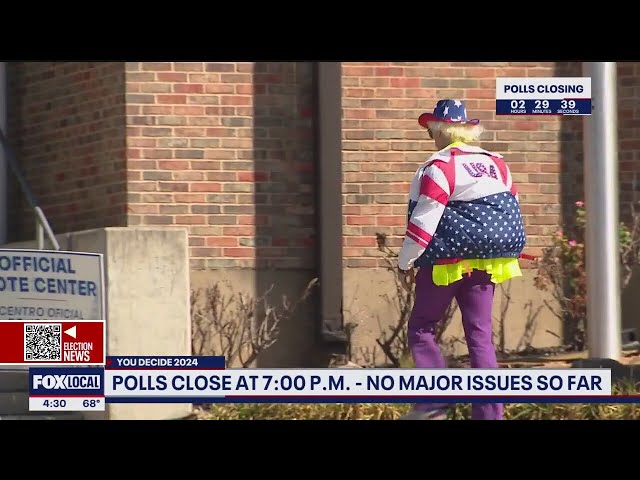 ⁣Voting on Election Day in Dallas County