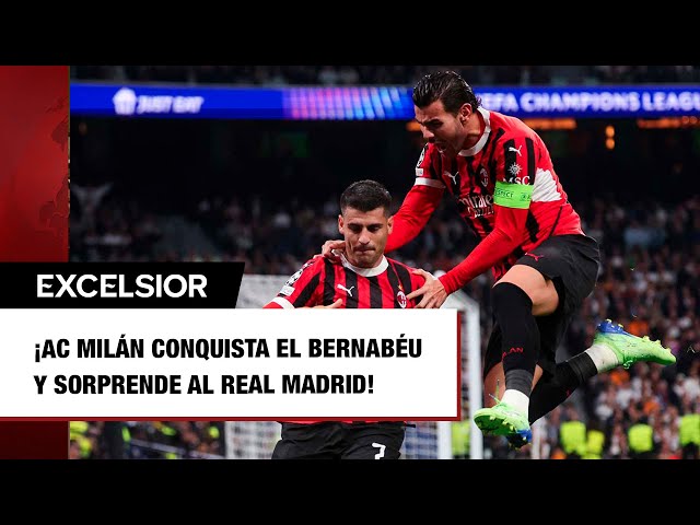 ⁣¡AC Milán conquista el Bernabéu y sorprende al Real Madrid!