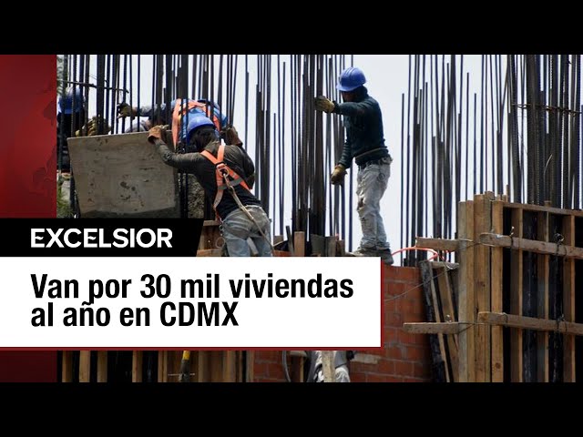 ⁣CDMX proyecta construir 30 mil viviendas al año con apoyo de desarrolladores