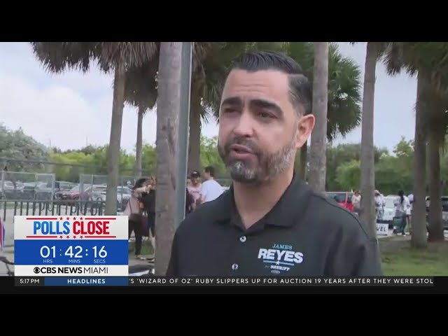 ⁣James Reyes sees tight race for Miami-Dade sheriff