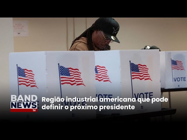 ⁣Eleições nos EUA: "Cinturão de ferrugem" pode ser decisivo l BandNews TV