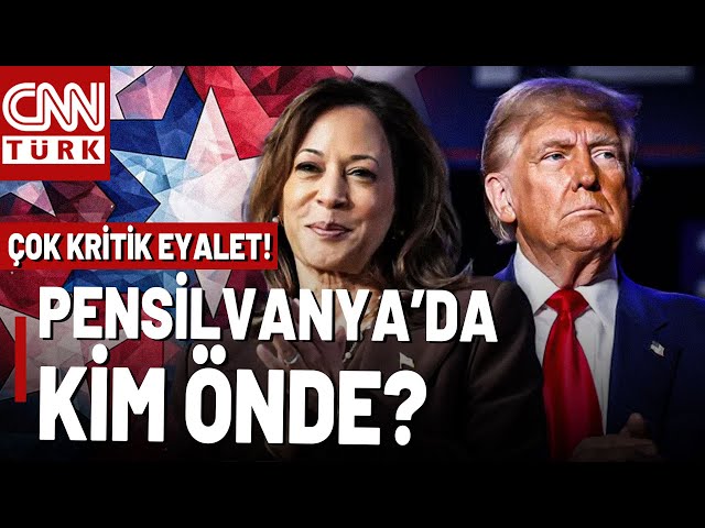 ⁣Bu Eyaletleri Alana Beyaz Saray Kapılarını Açacak! Pensilvanya'da Kim Önde: Trump Mı, Harris Mi