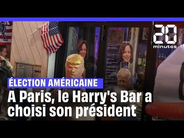 ⁣Élection américaine : Le Harry's Bar qui organise un vote fictif a choisi son président