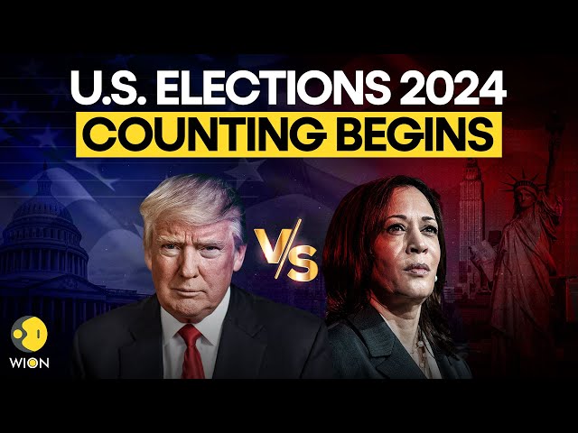 ⁣US Election Vote Counting Live: Who Will Win The Race To Power? Trump Or Harris | Trump Leads | WION