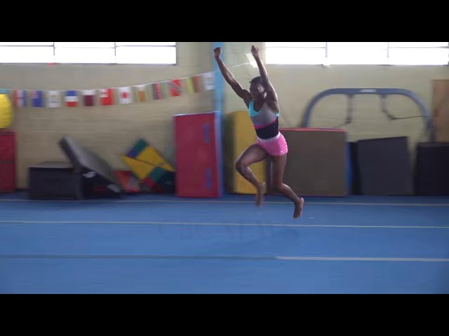 ⁣Bajan gymnasts preparing for CARIFTA Games