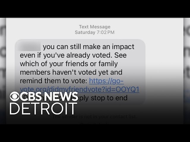 ⁣Do political text messages influence voters? Michiganders weigh in.