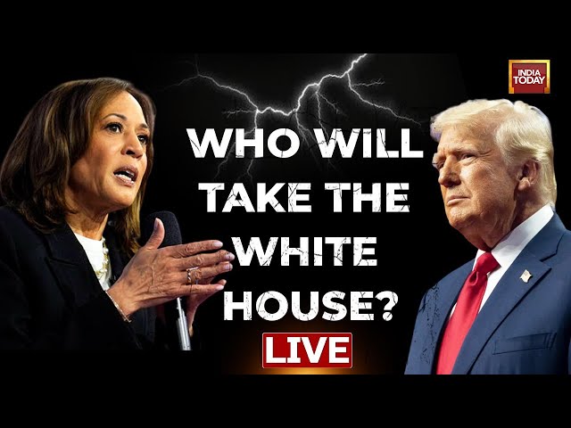 ⁣US Election Result Latest Updates LIVE:  Trump Fast Narrowing Gap With Kamala Harris | US News