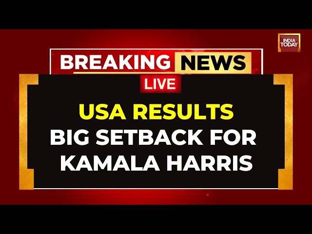 ⁣US Election LIVE Results | Donald Trump Gets Big Lead Over Kamala In Key States | Trump Vs Kamala